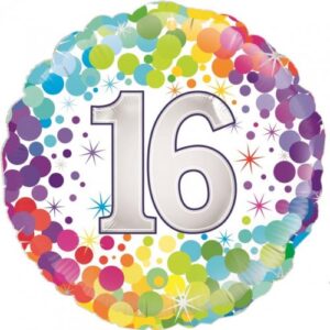 Balloons With Numbers 16-90