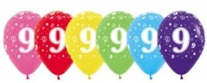 Balloons With Numbers