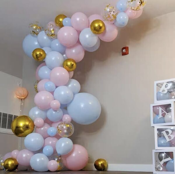 4pcs Transparent Baby Balloon Boxes - Image 2