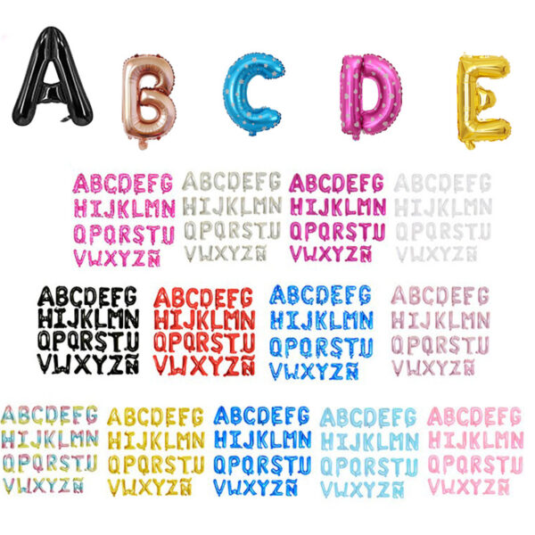 Letter Balloons