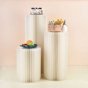 Foldable Paper Plinths