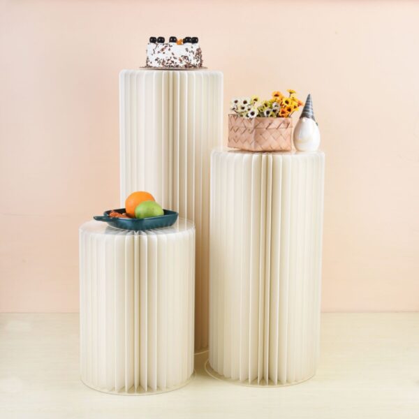 Foldable Paper Plinths