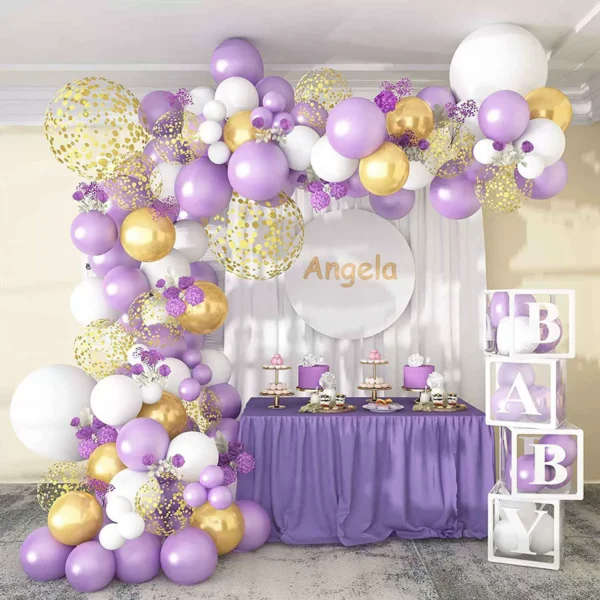4pcs Transparent Baby Balloon Boxes - Image 4