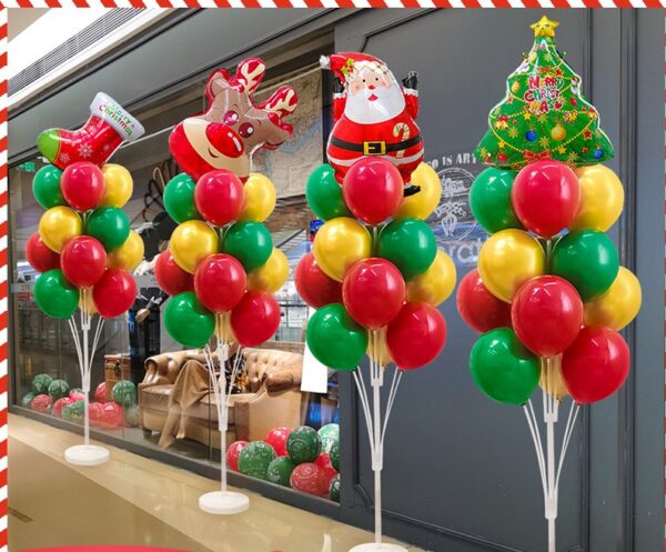 Balloon Bouquets With 13 Balloon On High Stands