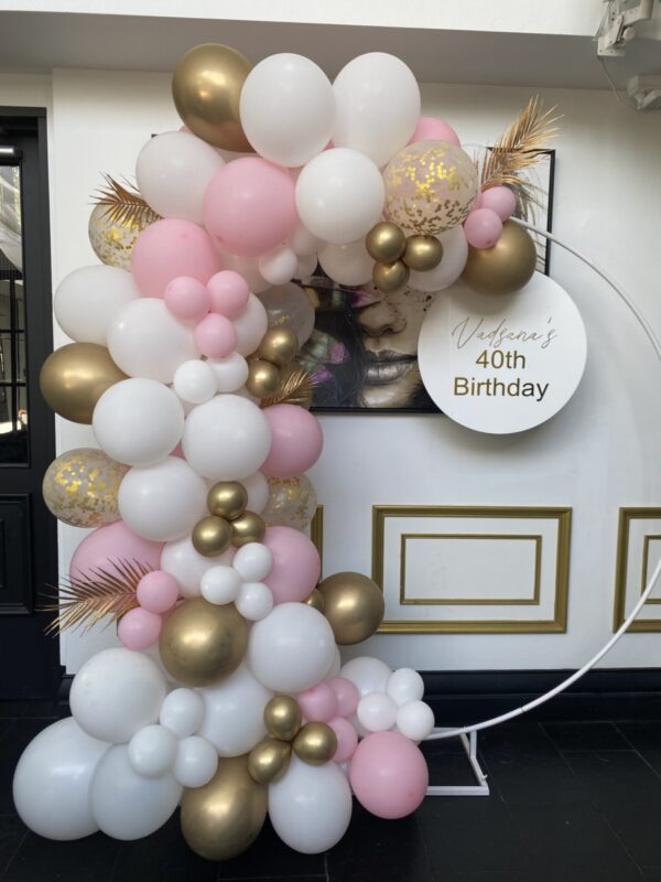 Birthday Balloon Garland