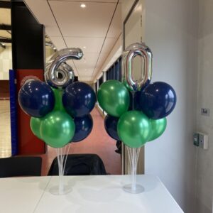 7- Balloon Bouquets For Birthdays On Tables